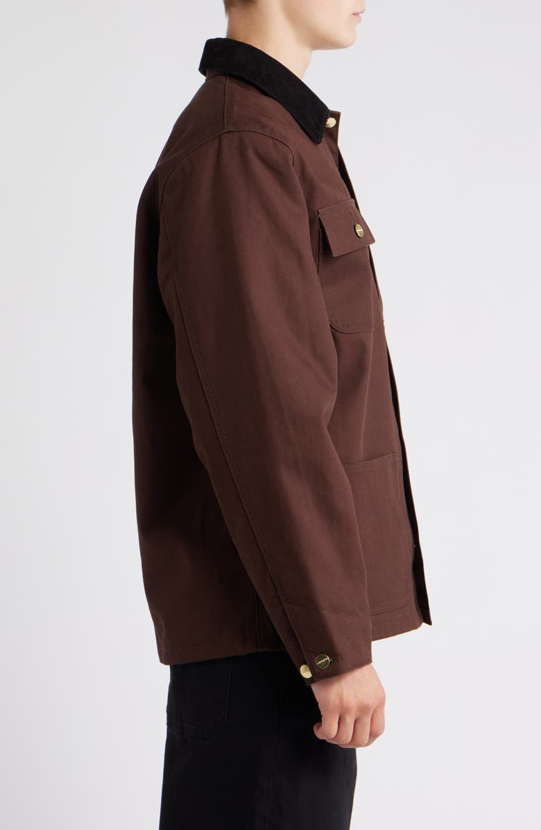 Carhartt Work In Progress Michigan Water Repellent Coat, Alternate, color, Tobacco / Black Rigid