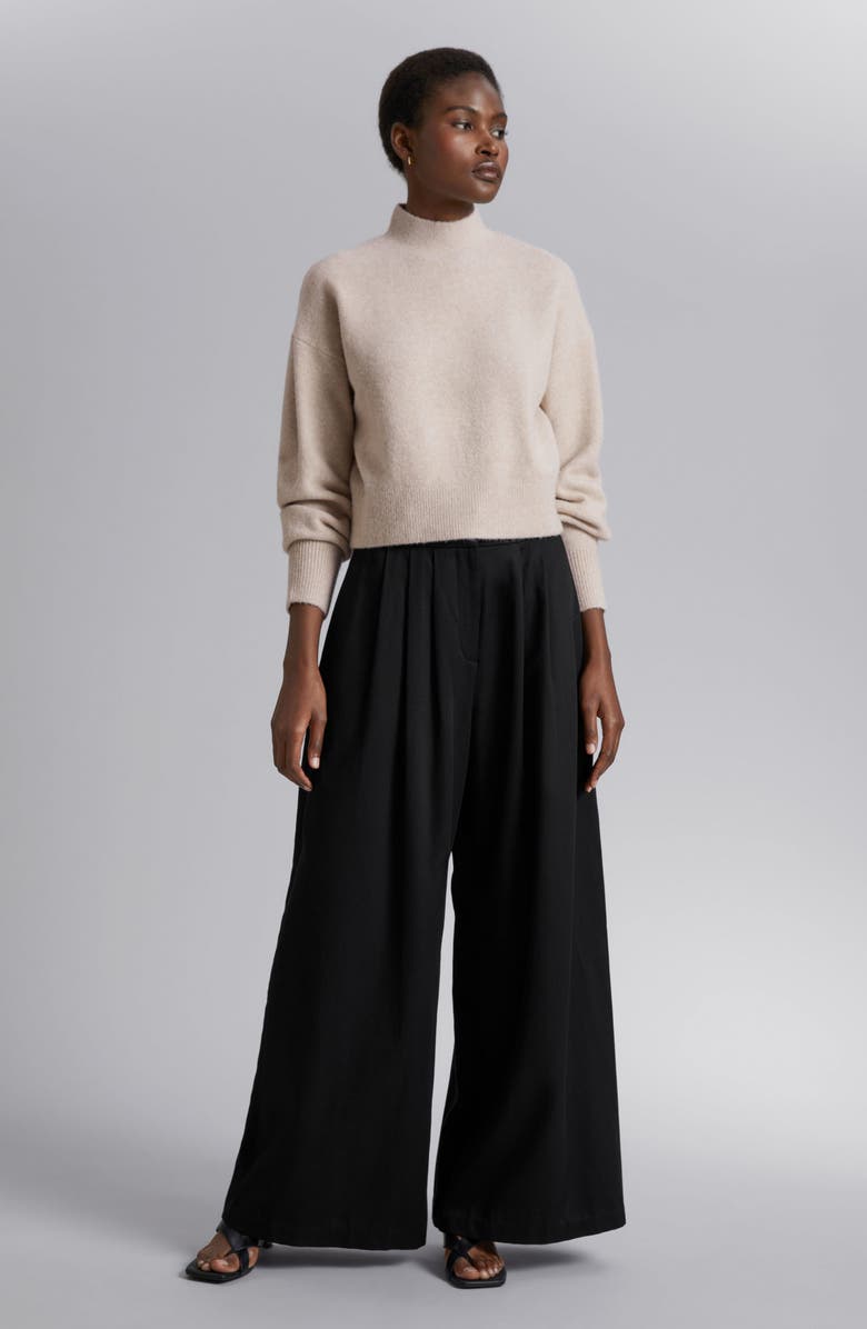 & Other Stories Mock Neck Sweater, Alternate, color, 