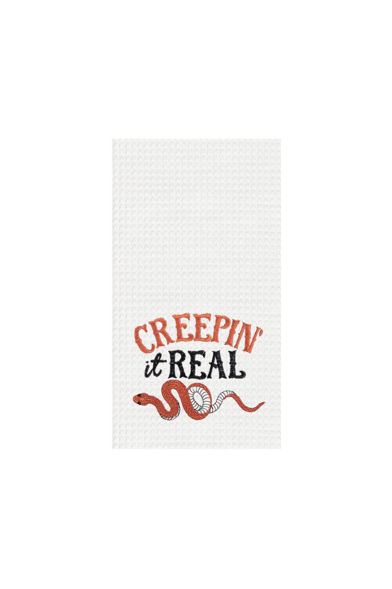 Creepin' It Real Snake Towel, Main, color, Orange