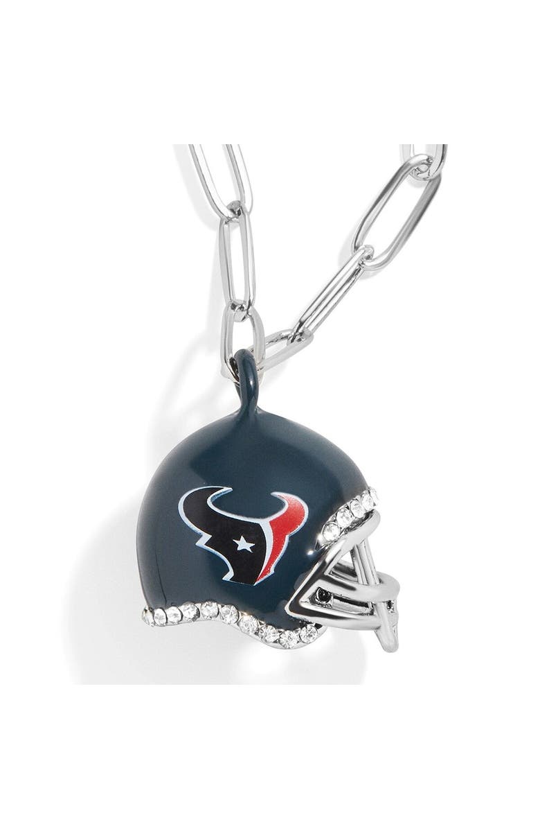 BaubleBar Women's BaubleBar Houston Texans Helmet Charm Necklace, Main, color, 