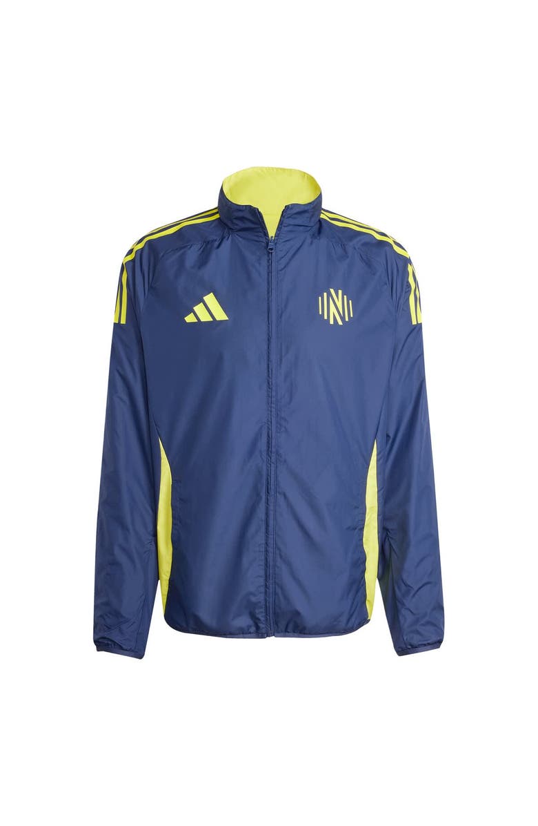 adidas Men's adidas Yellow/Navy Nashville SC 2025 Anthem Reversible Full-Zip Jacket, Alternate, color, Yellow