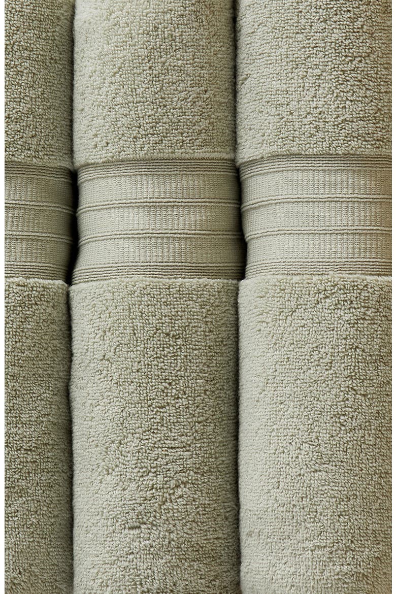 Premium Cotton 4-Pack Bath Towel Set, Alternate, color, EUCALYPTUS