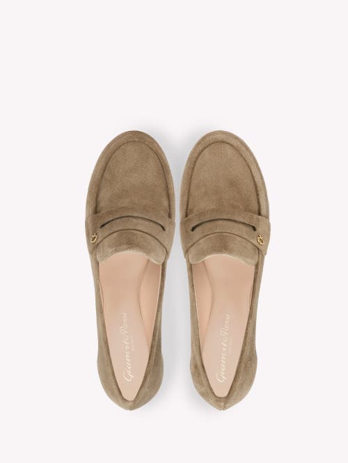 Gianvito Rossi Giorgia Mocassin In Brown Leather