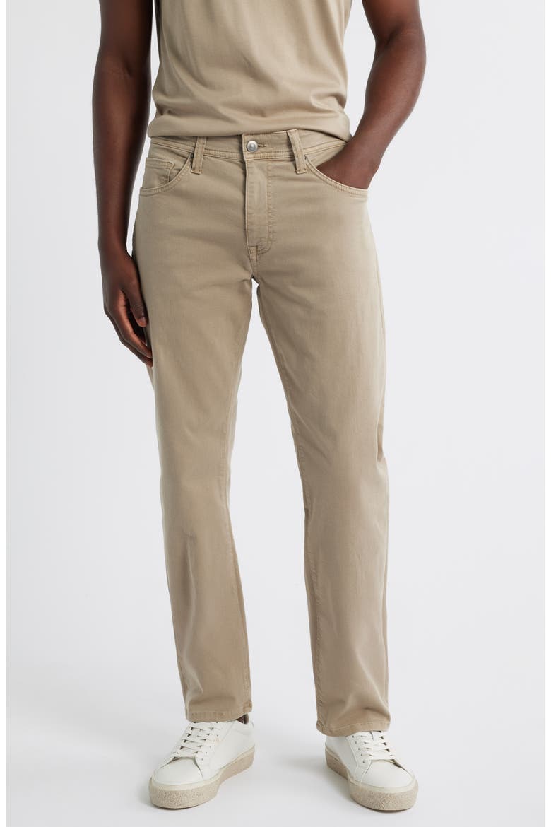 Slim Straight Jeans, Main, color, TAN TIMBER
