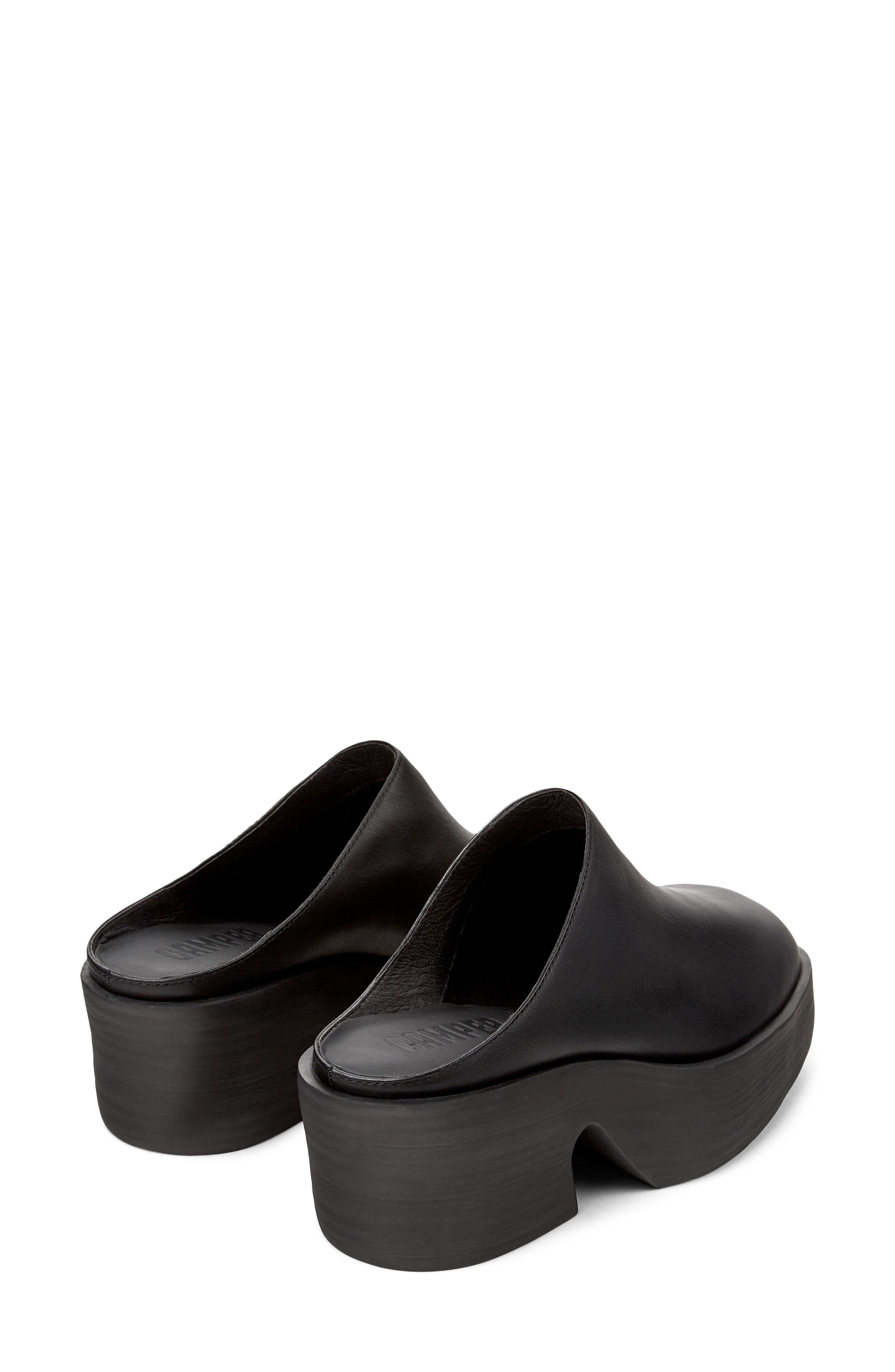 Camper Billie Platform Clog, Alternate, color, Black