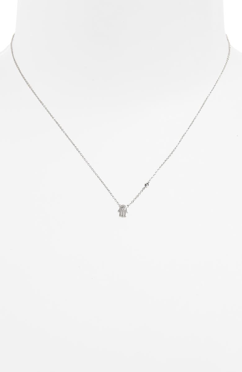 Syd by Sydney Evan Shy by SE Hamsa Necklace, Alternate, color, 