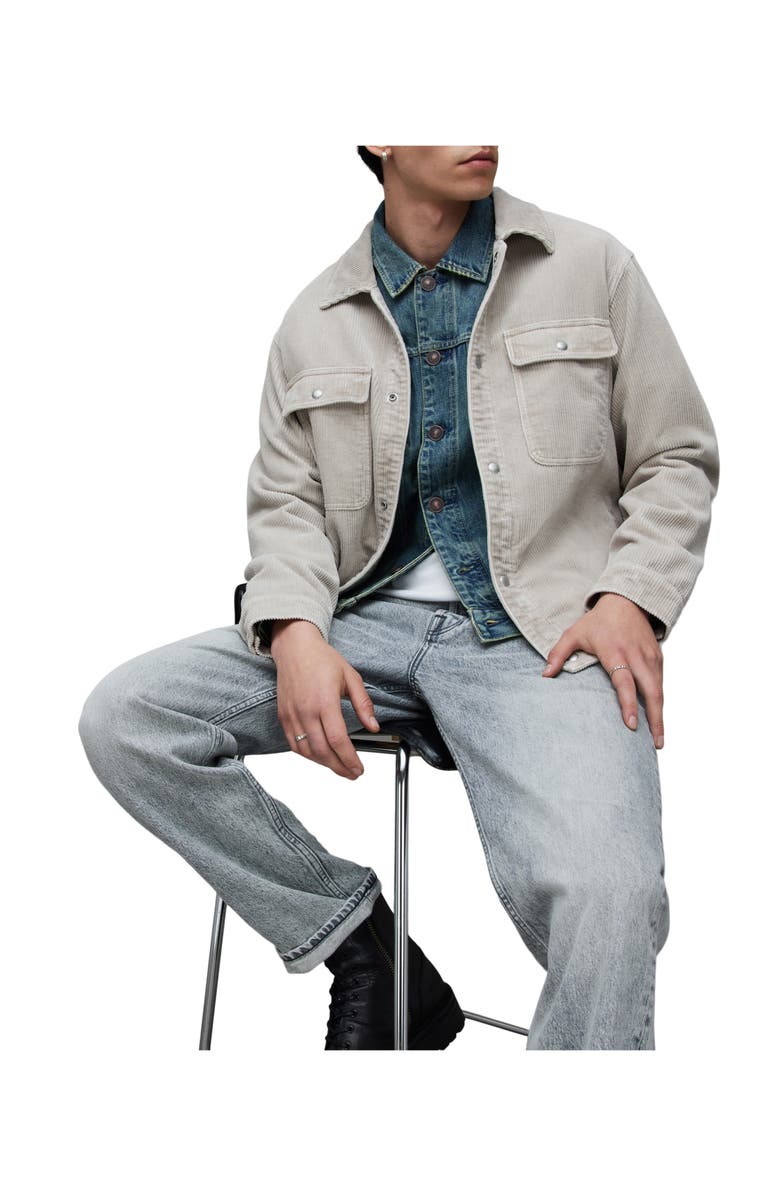 AllSaints Castleford Corduroy Jacket, Alternate, color, 