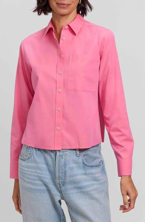 Jodie Cotton Button-Up Shirt