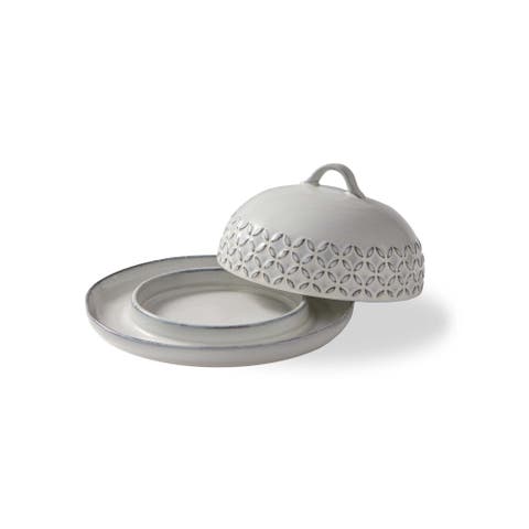 Bistro Brie Baker Grey Oven-Safe Baking Dish for Entertaining