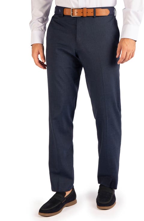 Textured Grid Melange Dress Pants