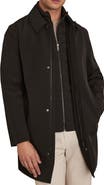Reiss Logan Water Resistant Overcoat with Removable Funnel Neck Insert