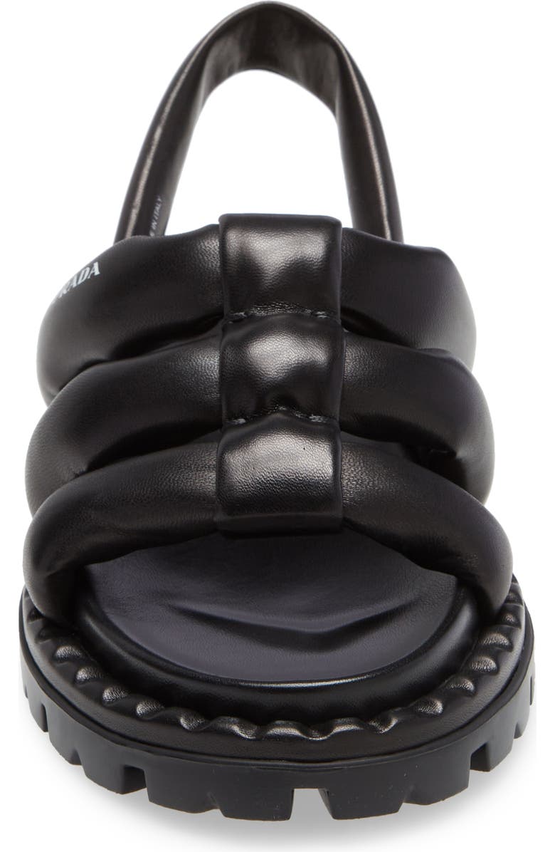 Prada Strappy Slingback Sandal, Alternate, color,