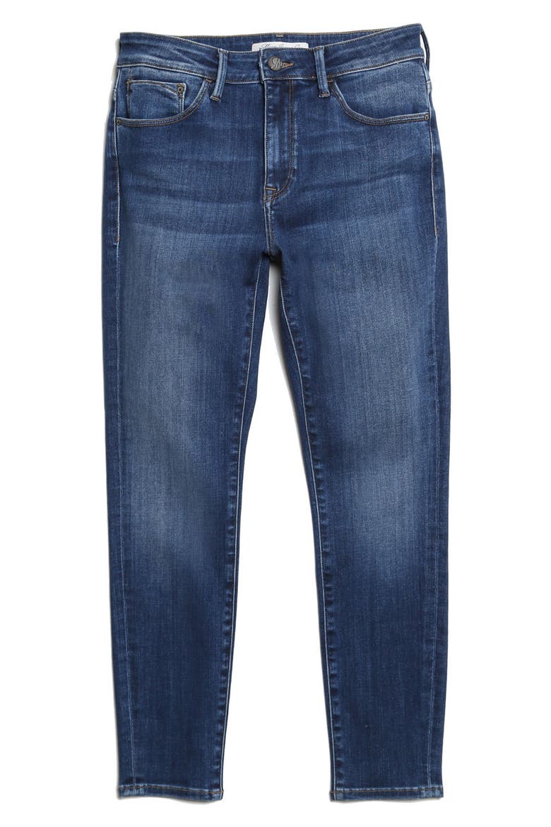 Mavi Tess Crop Skinny Jeans, Alternate, color, INDIGO SUPER SOFT