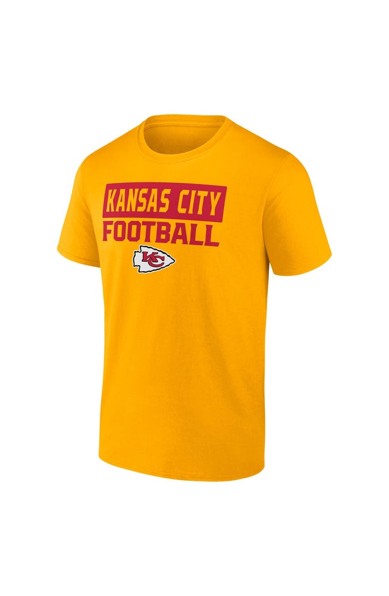FANATICS Men's Fanatics Gold Kansas City Chiefs Serve T-Shirt, Alternate, color, Gold