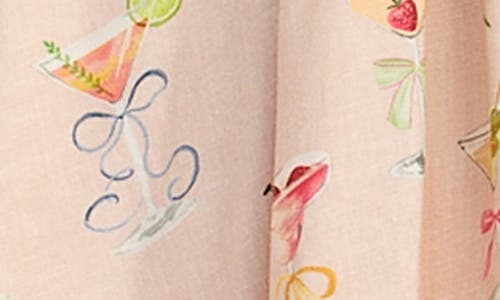 En Saison Kimberly Mini Dress In Cantaloupe Multi