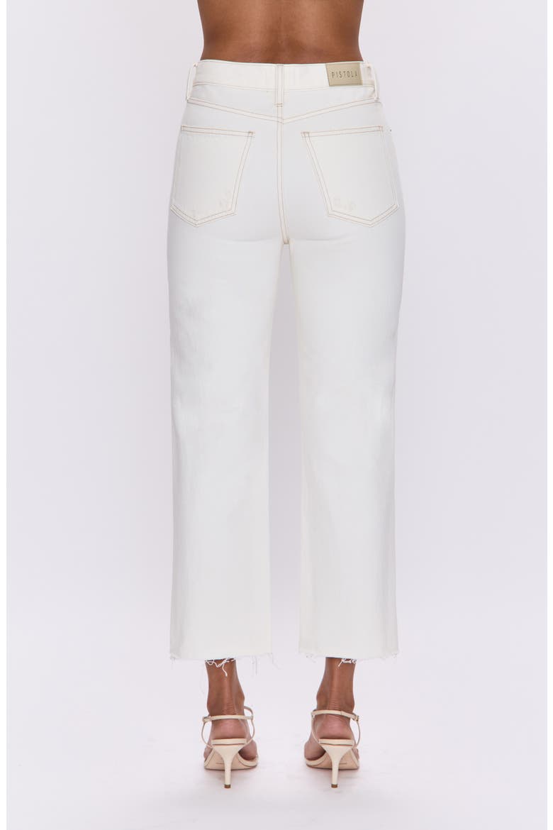 Cassie High Waist Crop Straight Leg Jeans, Alternate, color, ECRU VINTAGE