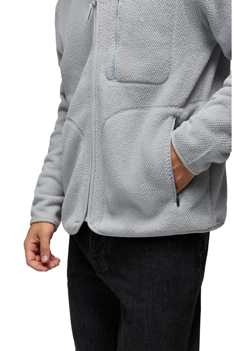Tuff Fluff Fleece Full Zip Hoodie, Alternate, color, SHADOW FREESTYLE
