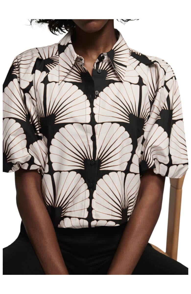 MINT VELVET Shell Print Shirt, Main, color,