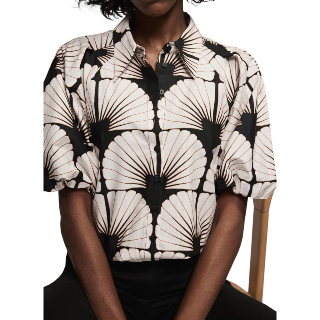 MINT VELVET MINT VELVET SHELL PRINT SHIRT