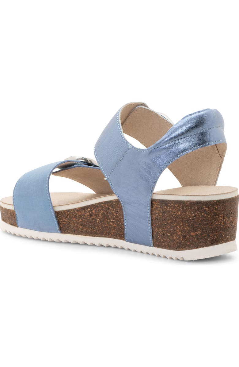 ara Nova Slingback Platform Wedge Sandal, Alternate, color, Blue
