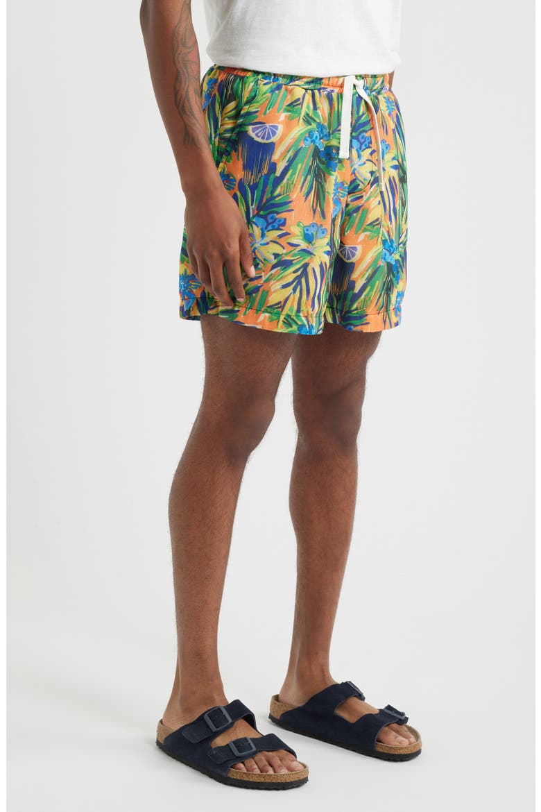 Palm Shorts, Alternate, color, YELLOW