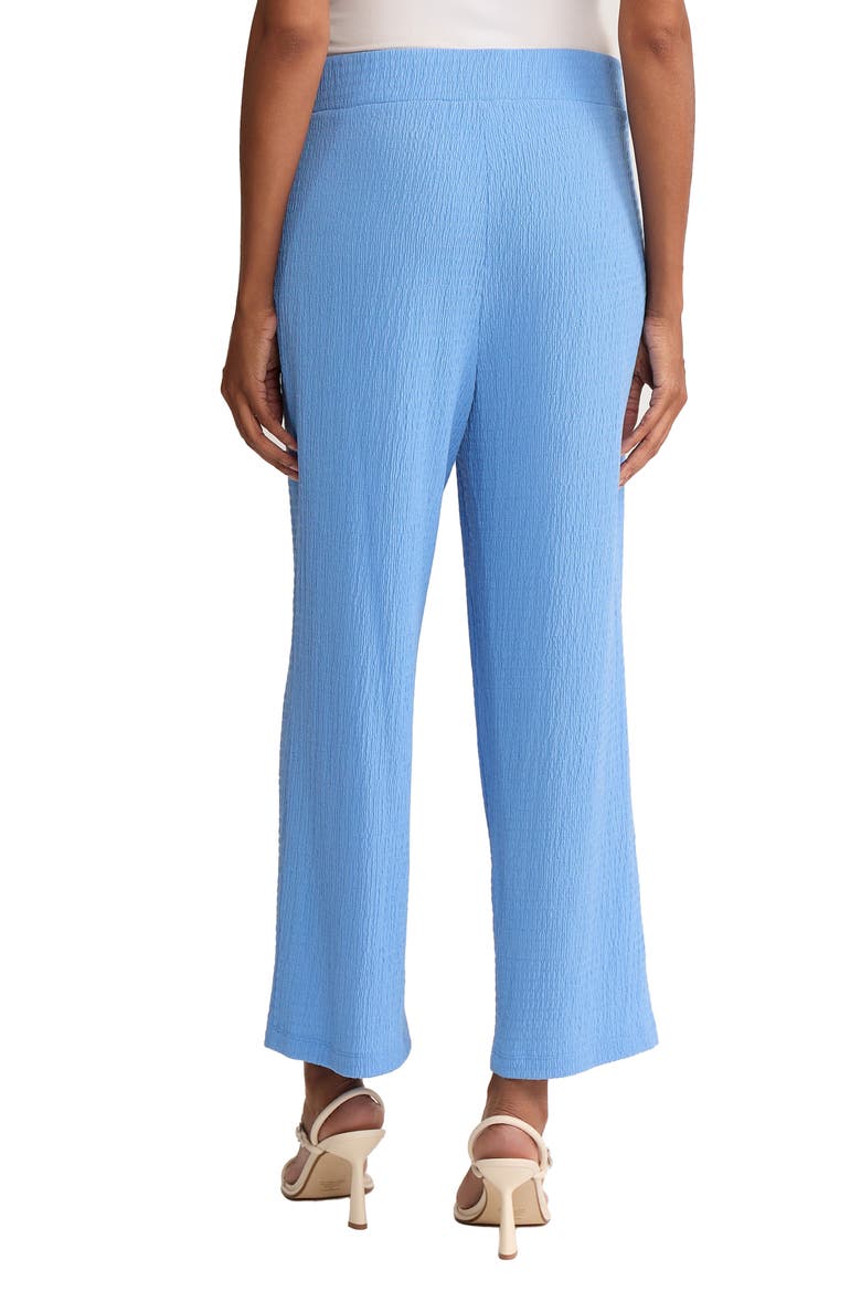 Crinkled High Waist Crop Wide Legs Pants, Alternate, color, BLUE HORIZON
