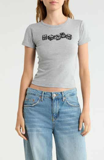 Flirt Dice Crop T-Shirt
