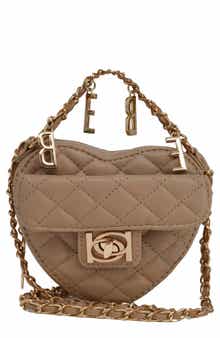 Solana Quilted Heart Crossbody Bag