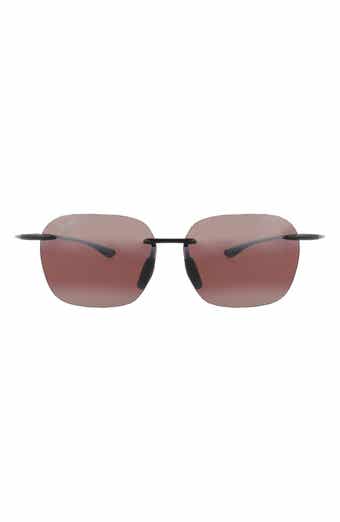 Maui Jim 50mm Polarized Gradient Square Sunglasses
