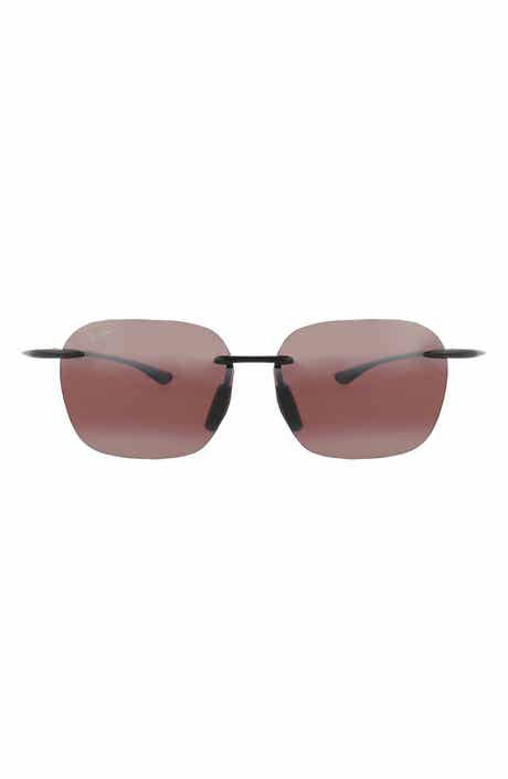 Maui Jim 50mm Polarized Gradient Square Sunglasses
