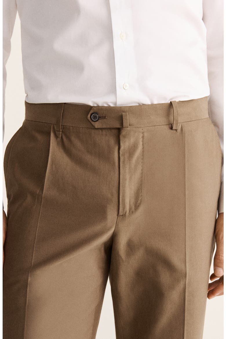 Slim Fit Suit Pants, Alternate, color, TOBACCO BROWN