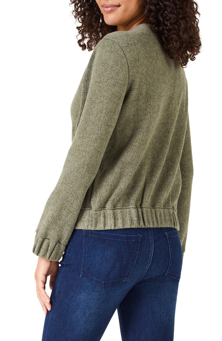 NIC+ZOE Knit Cotton Utility Jacket, Alternate, color, Army