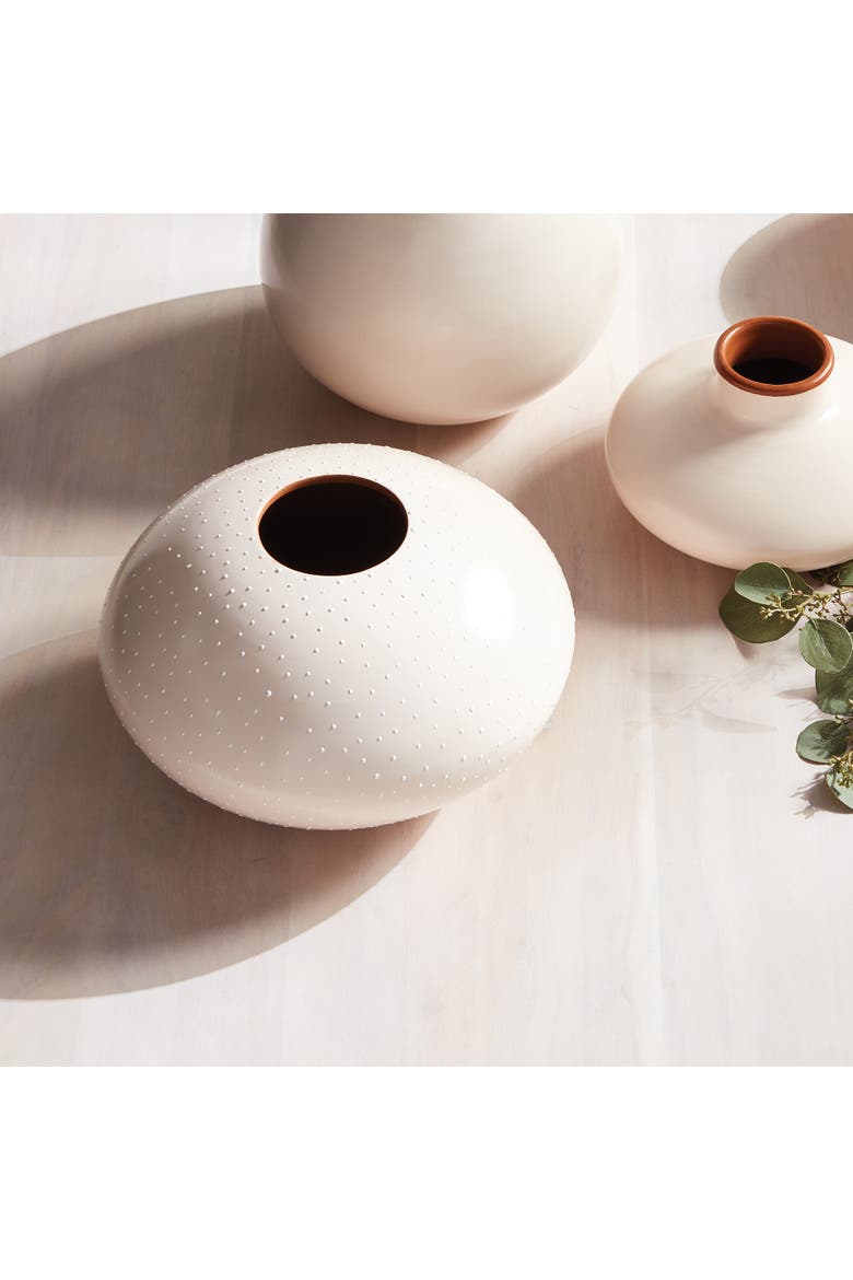 Keyla Vase Medium, Alternate, color, White