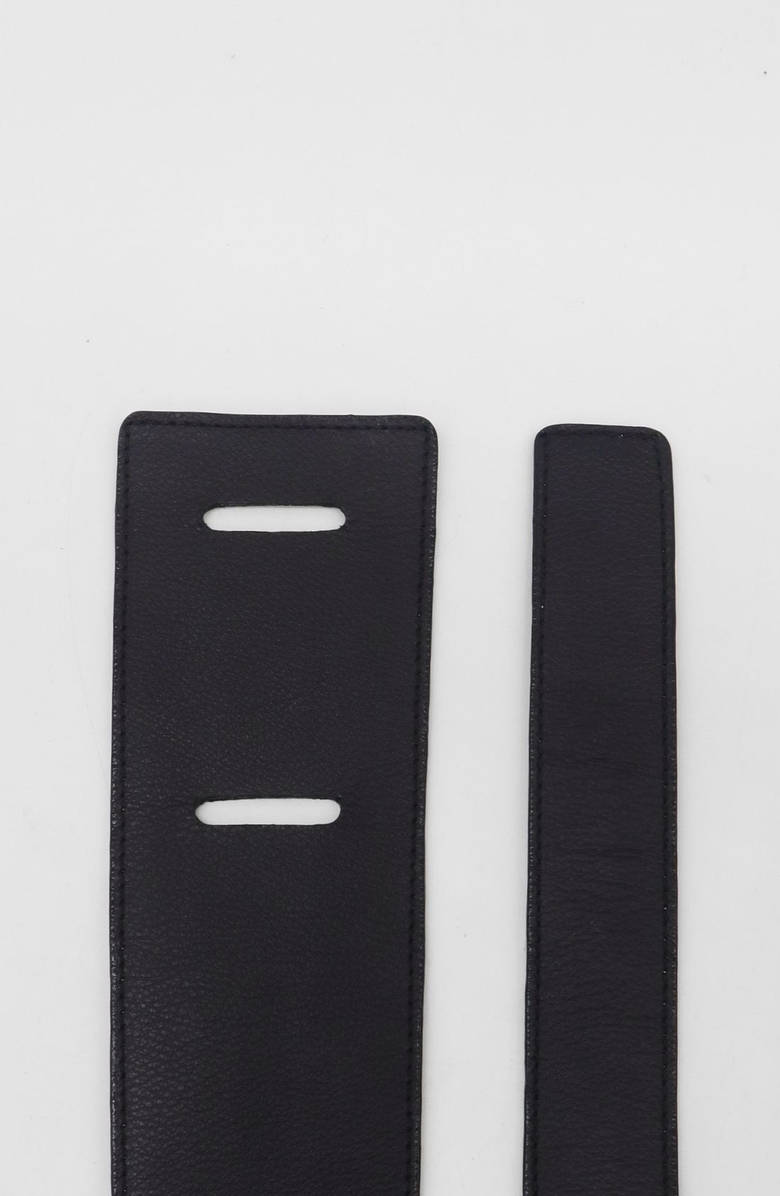 STIVALI NEW YORK Sonia Knot Tie Leather Belt, Alternate, color, 