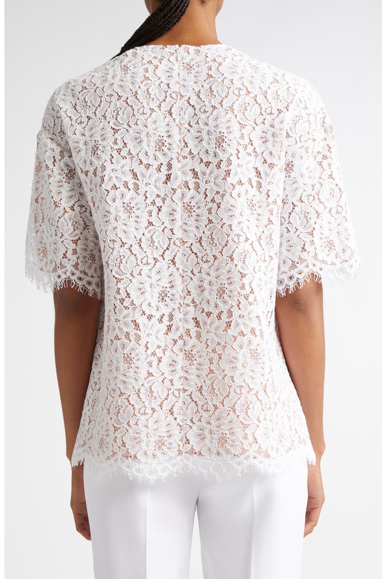 Oversize Floral Lace Top, Alternate, color, OPTIC WHITE