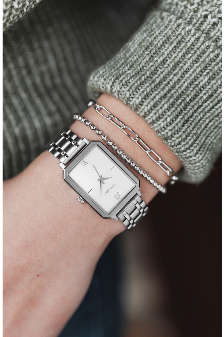 The Chain Link Bracelet, Alternate, color, SILVER