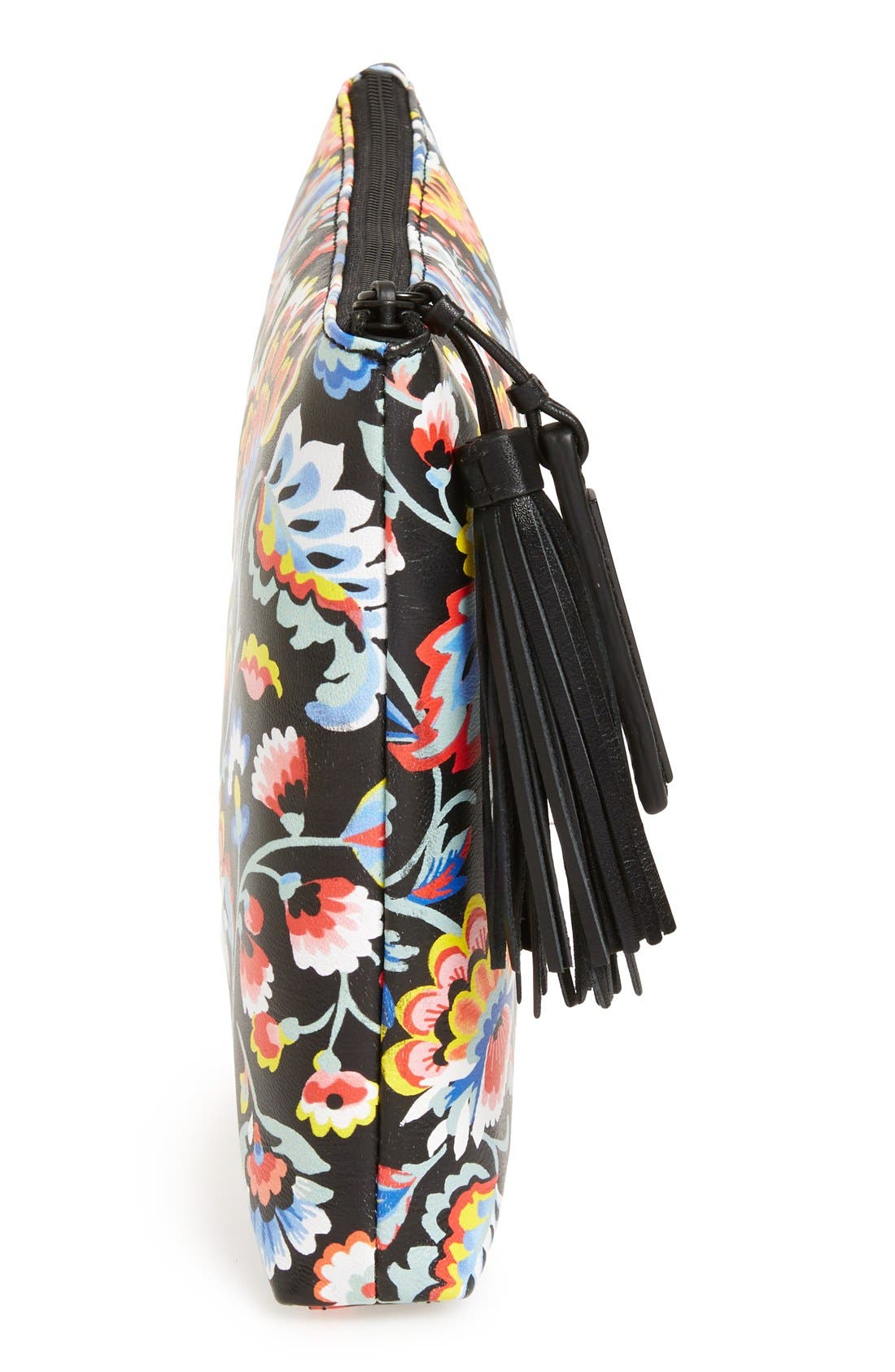 Loeffler Randall Tassel Leather Pouch, Alternate, color, 