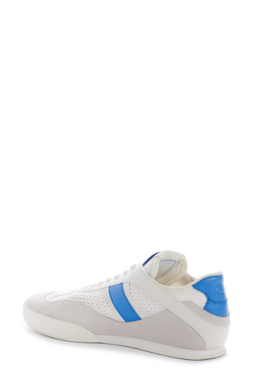 Chloé Kick Low-top Sneakers In White/blue