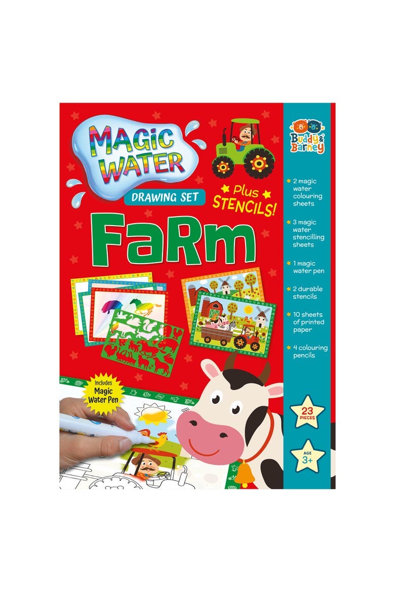 Magic Water Drawing Set, Animal Themed Activity, Kids 3+, Main, color, Multicolored