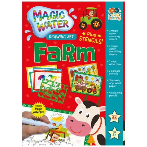 Magic Water Drawing Set, Animal Themed Activity, Kids 3+