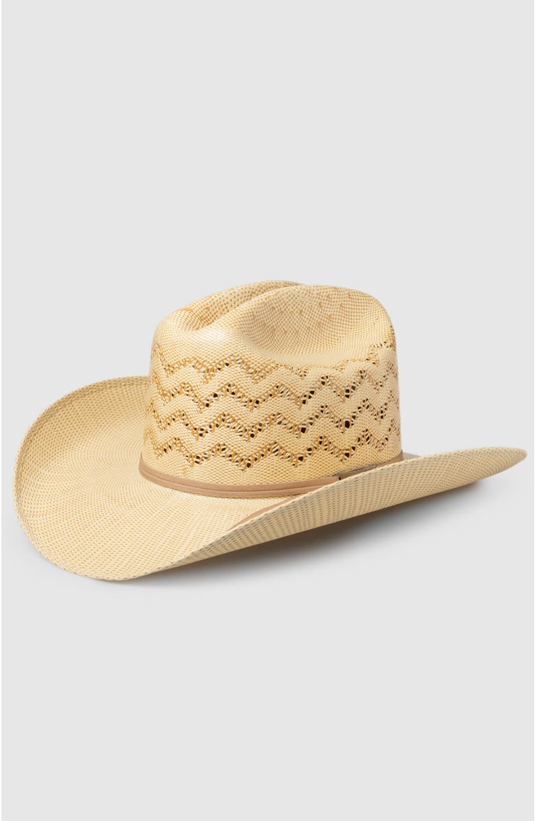 Manela The Sunstone 50X Bangora Straw Cowboy, Main, color, Ochre
