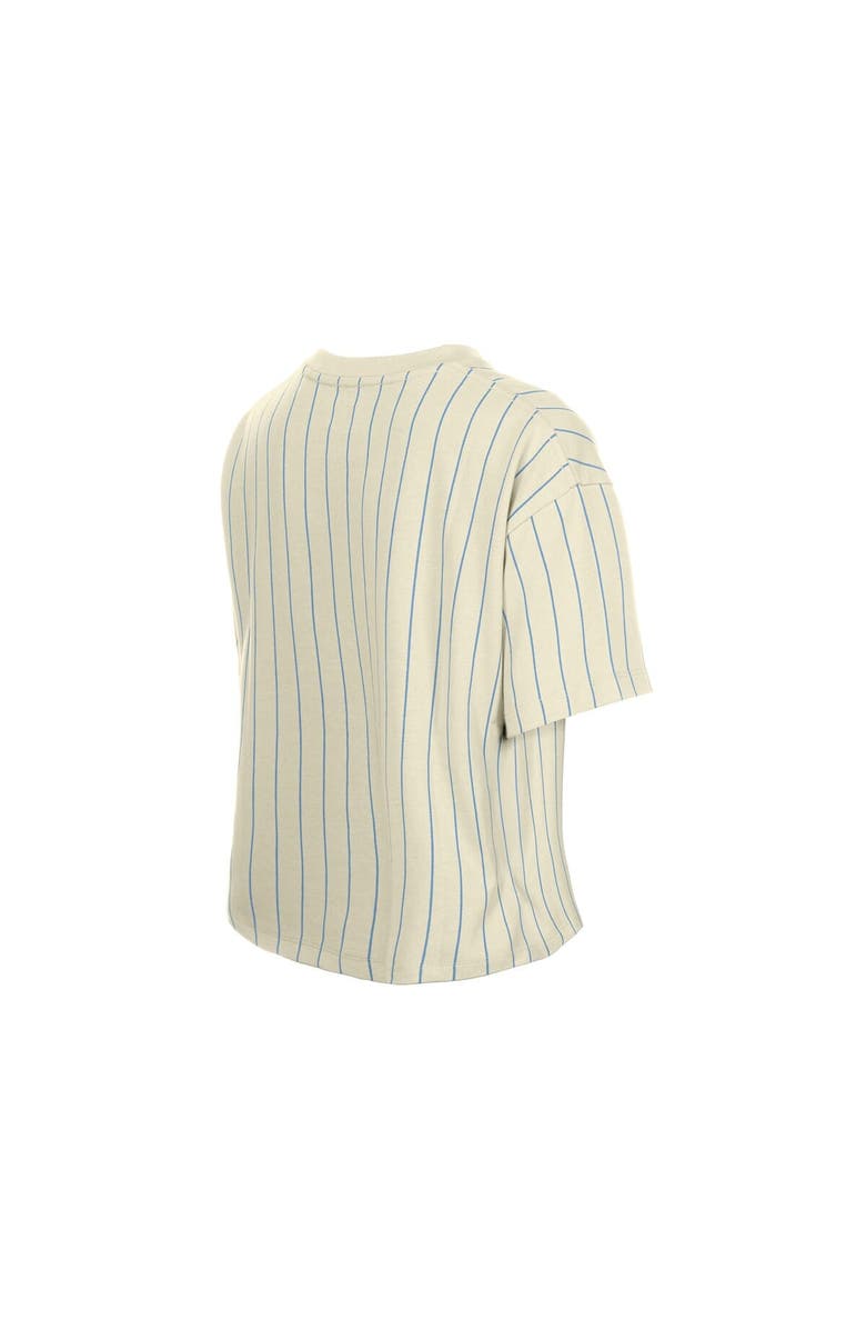 New Era Women's New Era Cream Philadelphia Phillies Throwback Boxy T-Shirt, Alternate, color, Cream