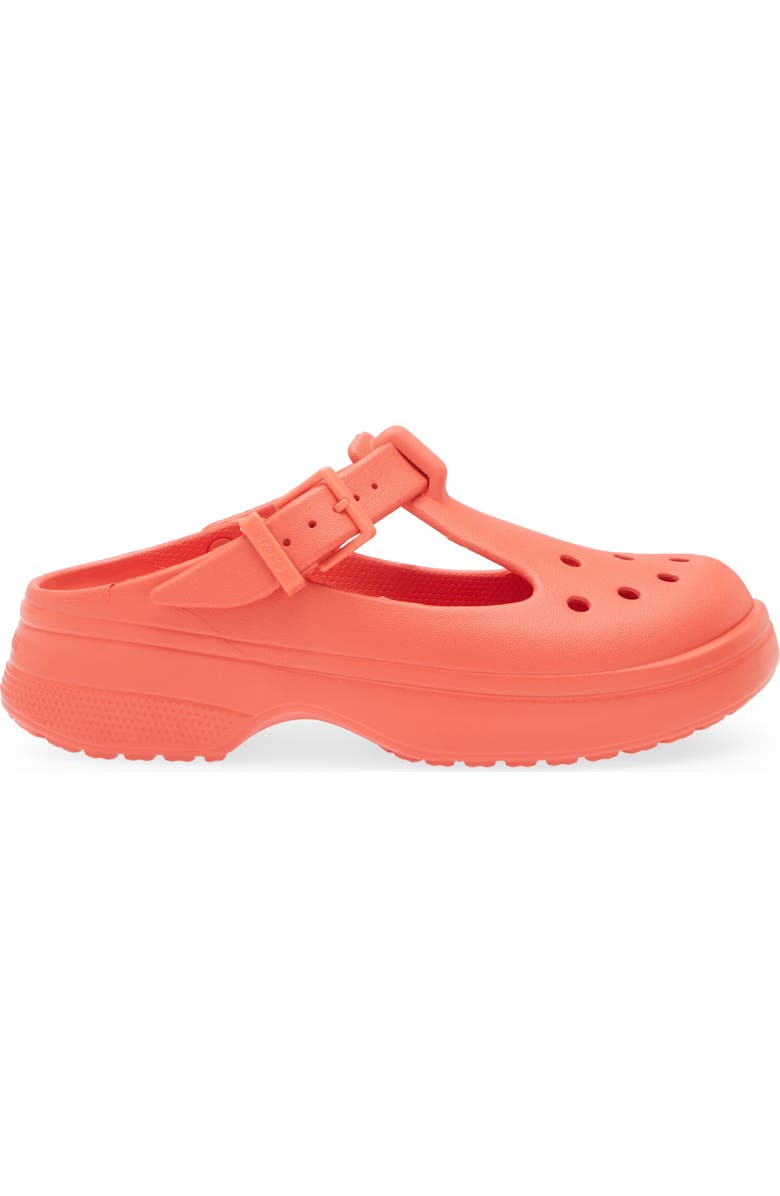 CROCS Gender Inclusive Classic Mary Jane Clog, Alternate, color, Cherry Red