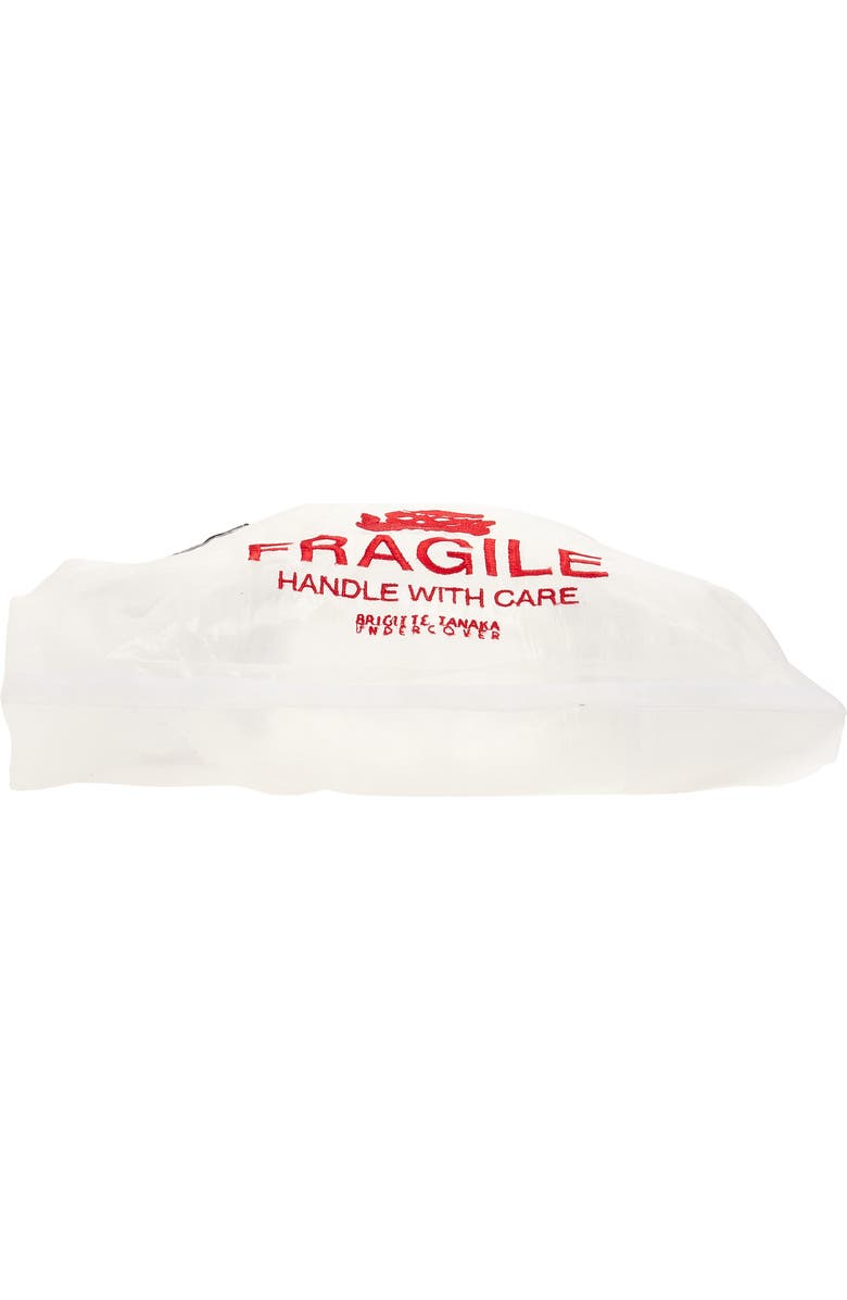 Undercover Fragile Embroidered Tote, Alternate, color, Off White