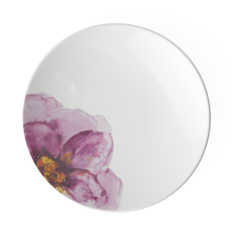 Rose Garden Salad Plate Coupe