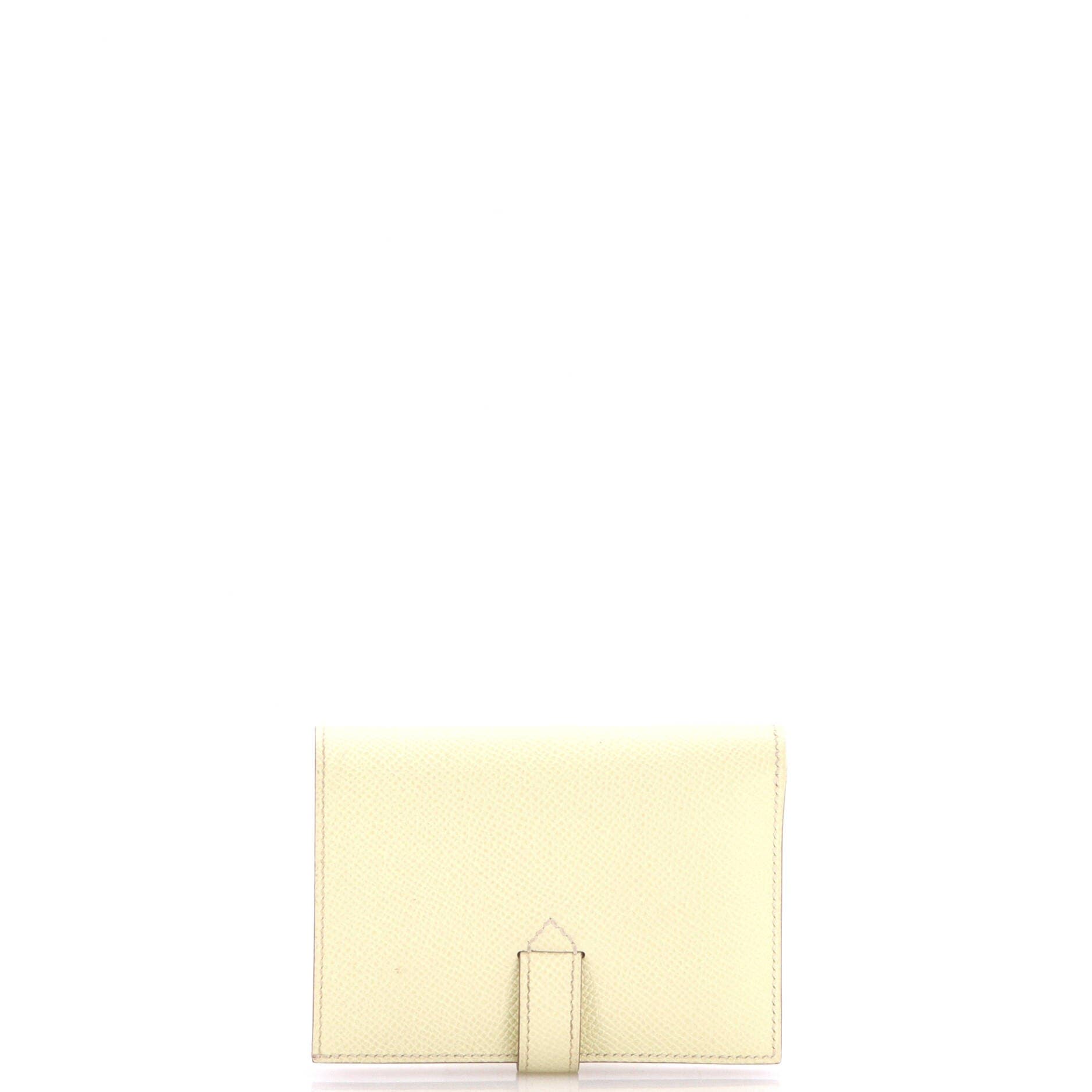 New H Passant Wallet Epsom Compact, Alternate, color, Yellow