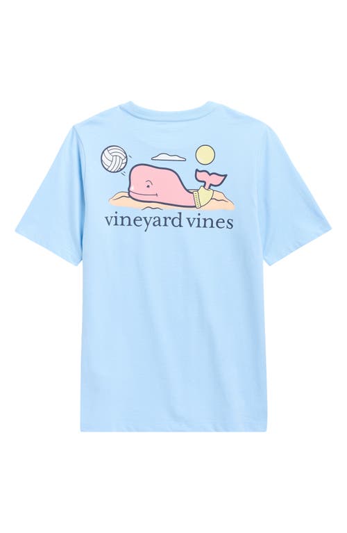 Vineyard Vines Kids' Beach Ball Whale Pocket Graphic T-shirt In Blue