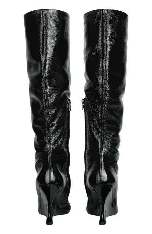 Balmain Wedge Boots In Black