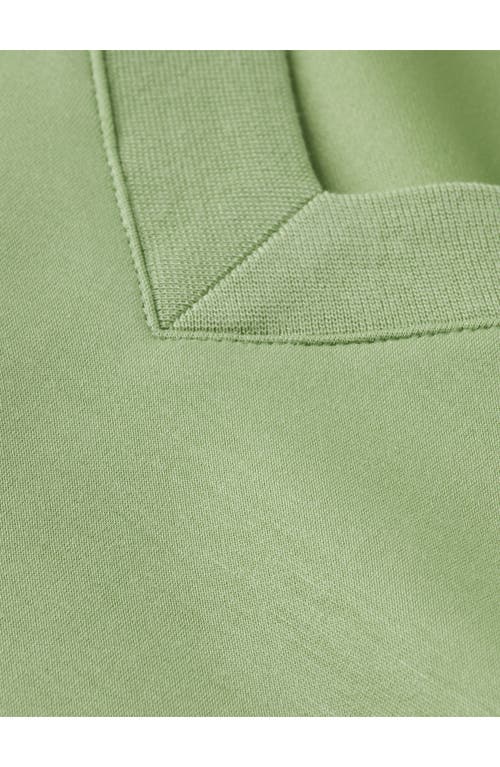 Scotch & Soda V-neck Modal Sweatshirt In Pistachio