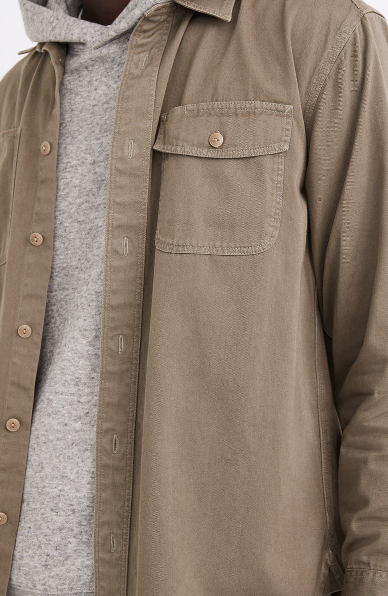 Madewell Garment Dyed Work Shirt, Alternate, color,